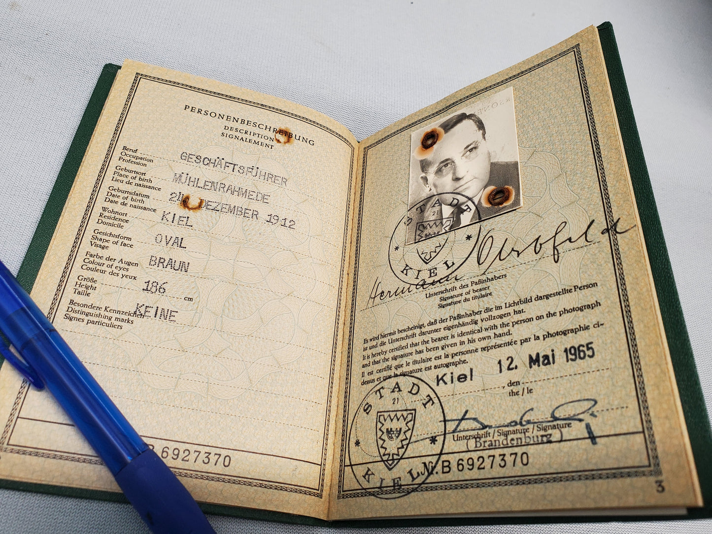 West German Passport I