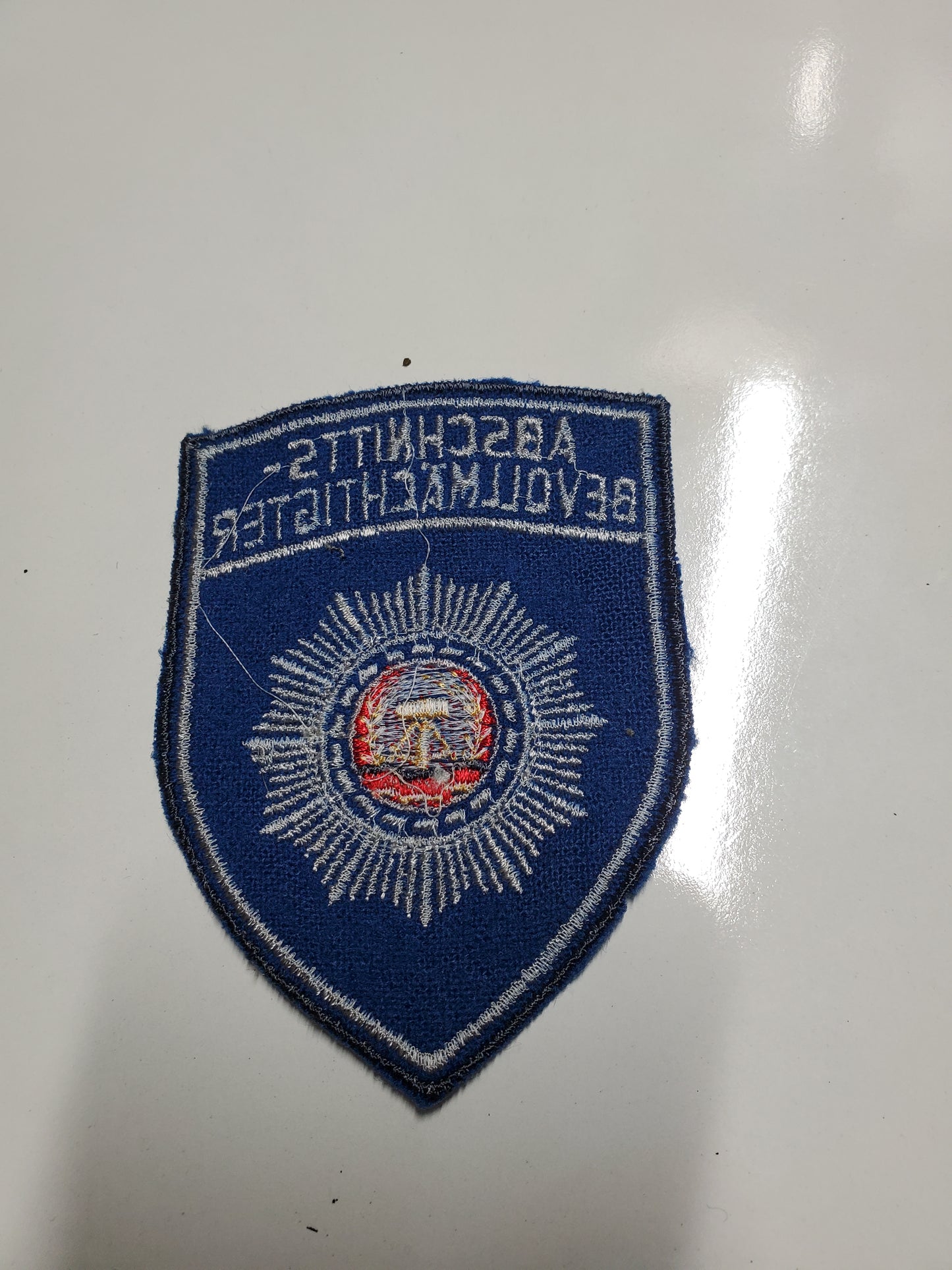 East German Police Patch