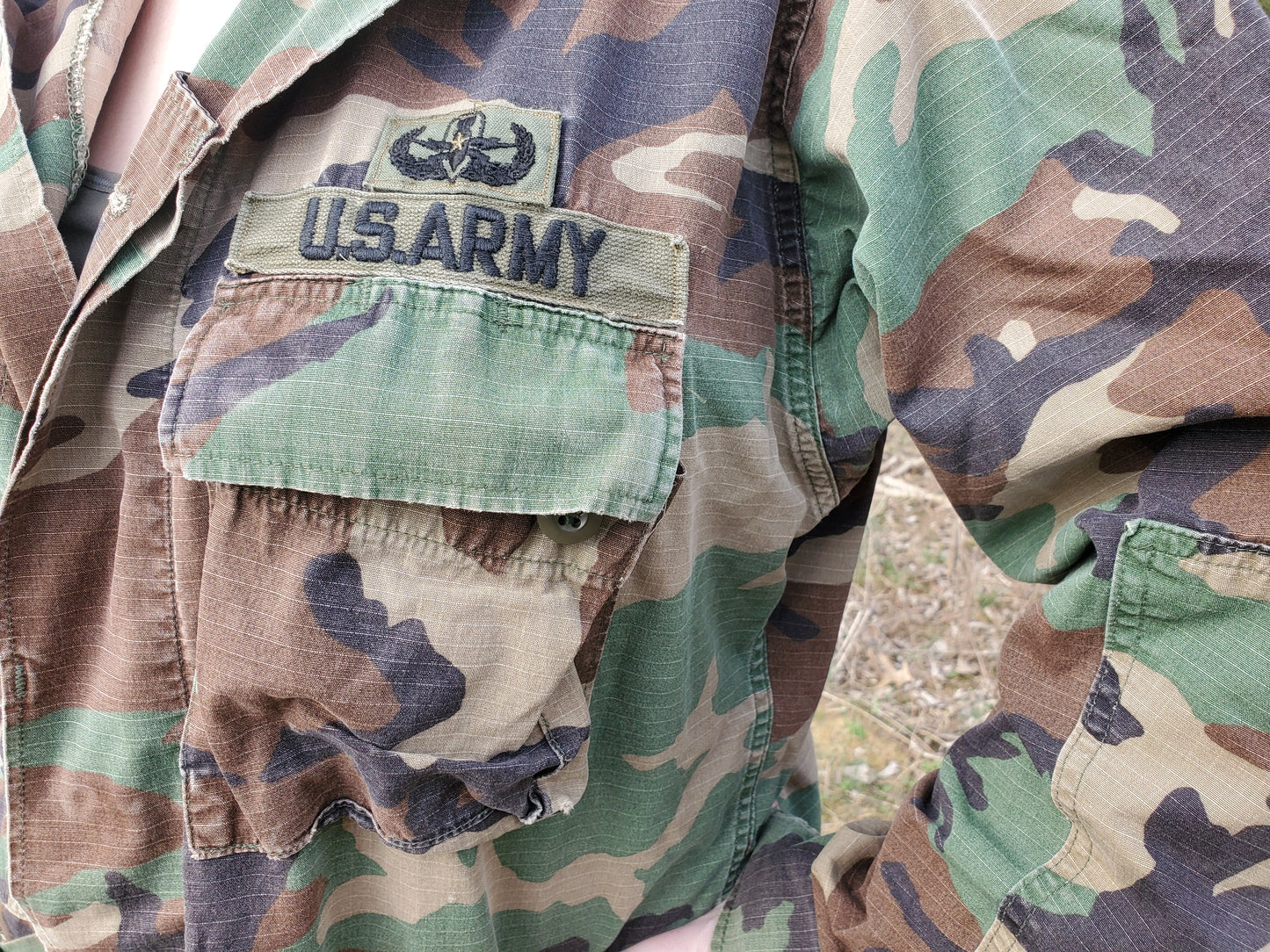 US Military Woodland BDU jacket
