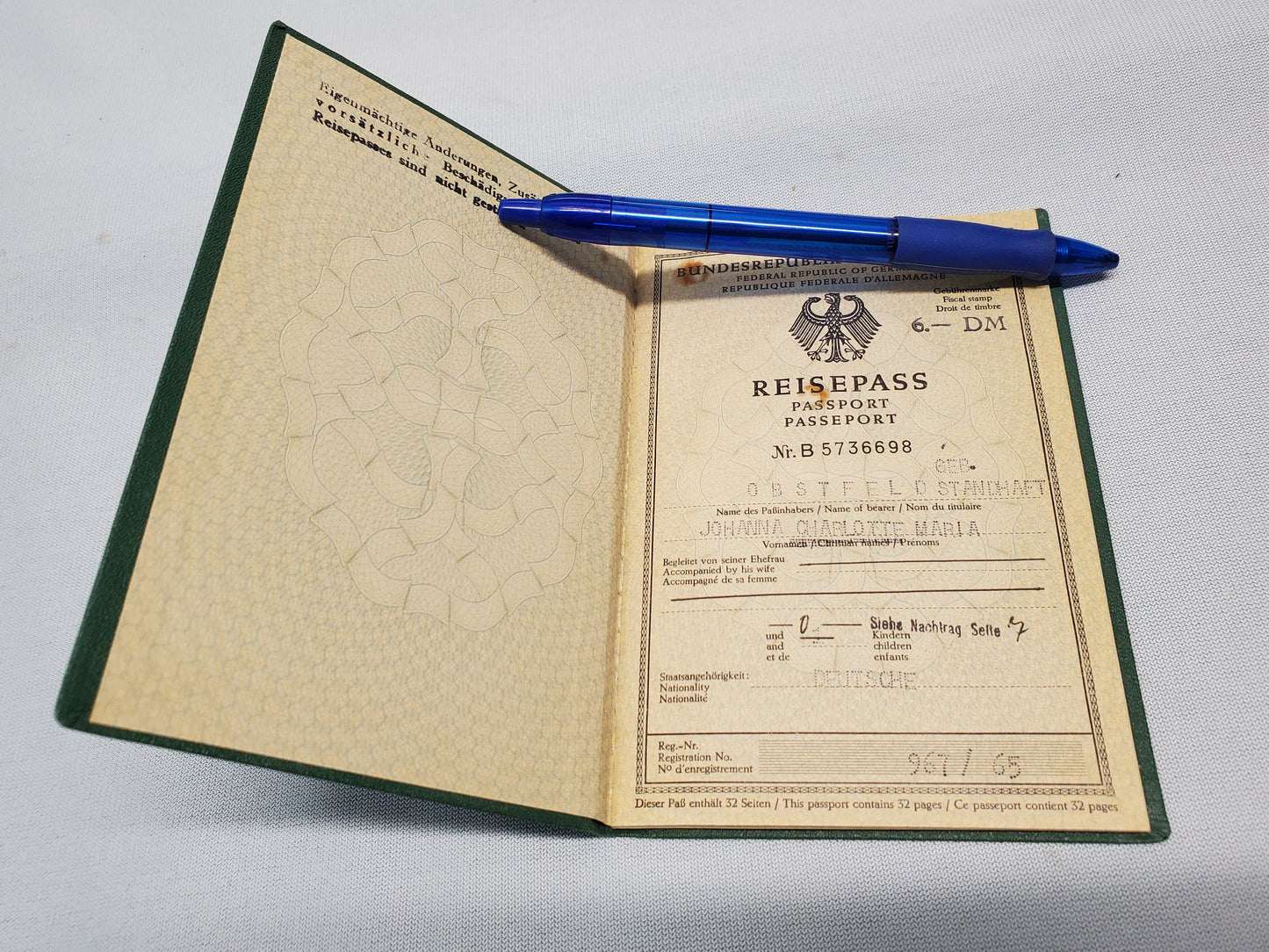 West German Passport II