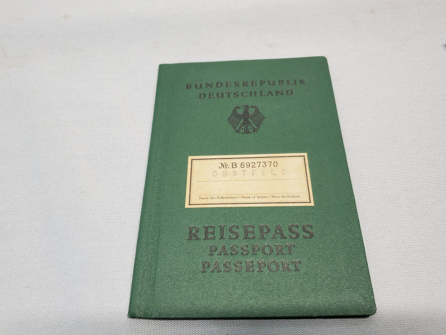 West German Passport I