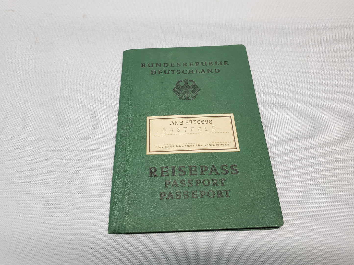 West German Passport II