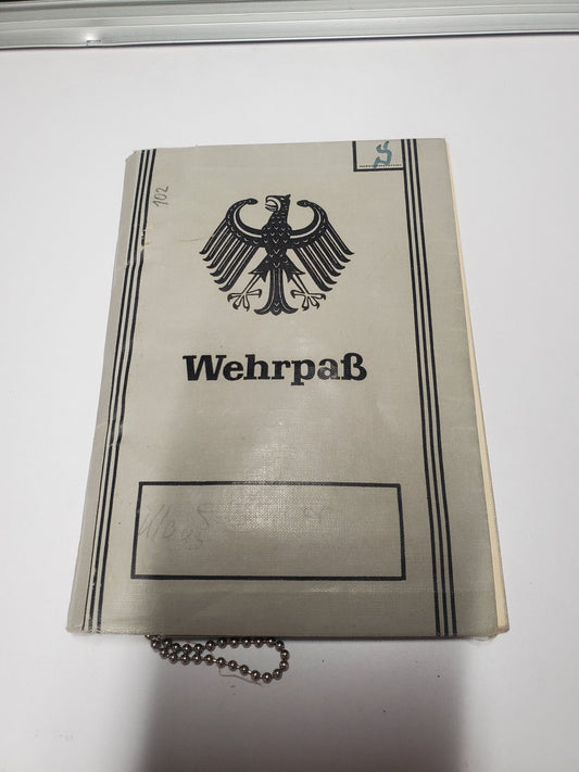 West German Bundeswehr Wehrpass