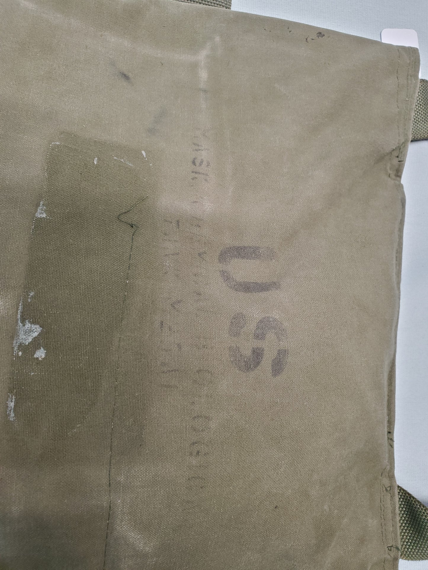 US Military M-25A1 Tank Gas Mask Bag