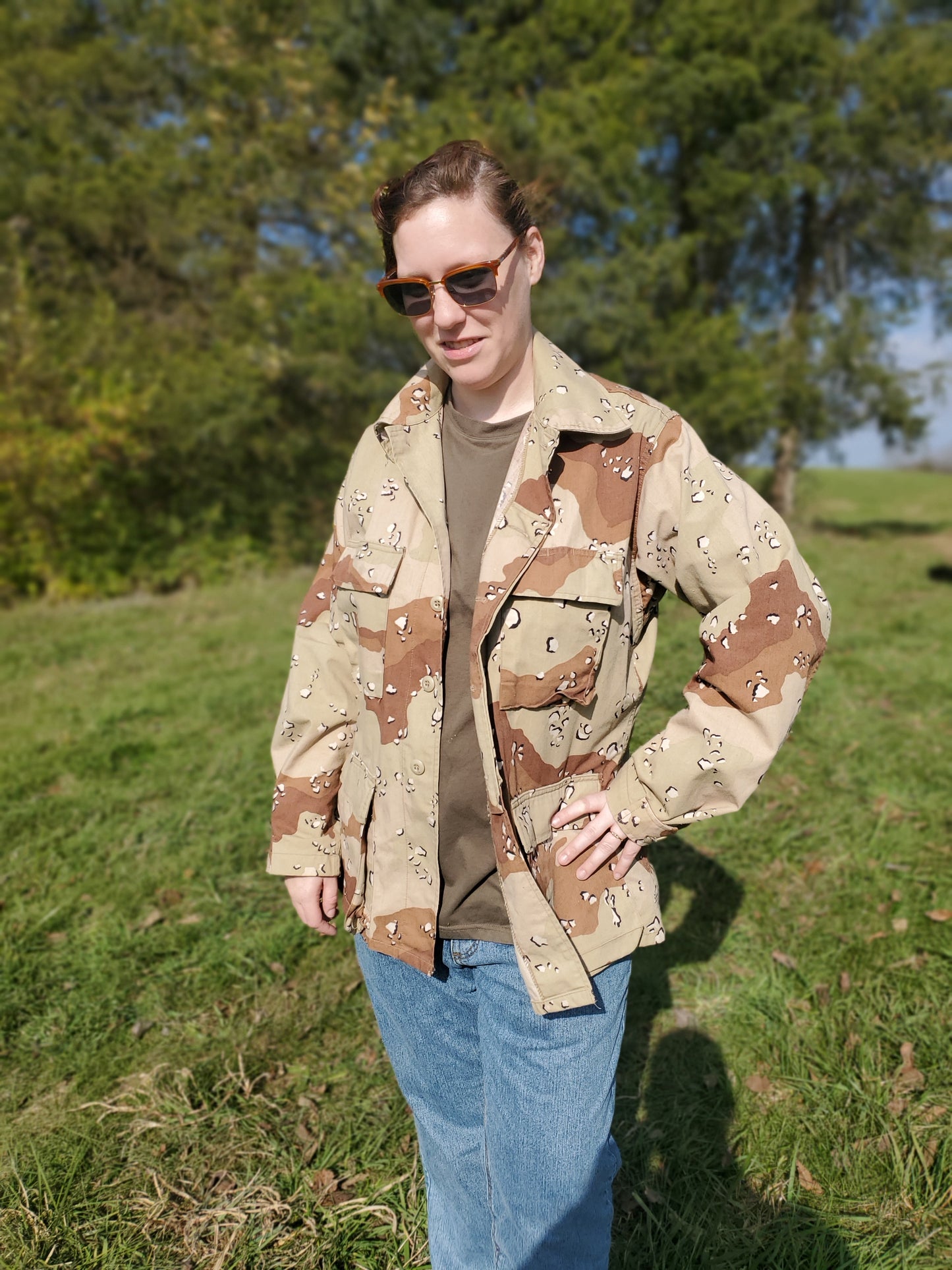 US Army Six Color Desert Camo Pattern BDU Jacket